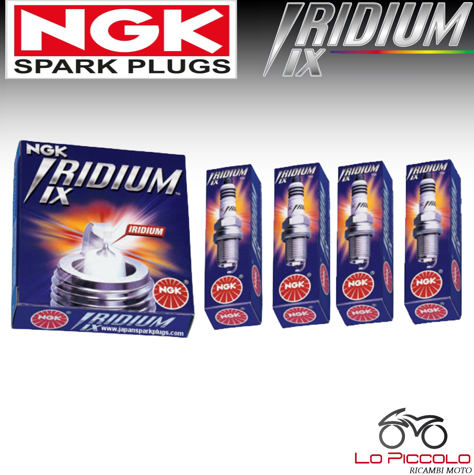 4 NGK IRIDIUM IX PLATINUM SPARK PLUGS CR9EIX Kawasaki ZX-6RR Ninja